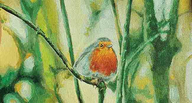 Round Robin - 8x10 Original Artwork on Deep Canvas AVAILABLE TO BUY